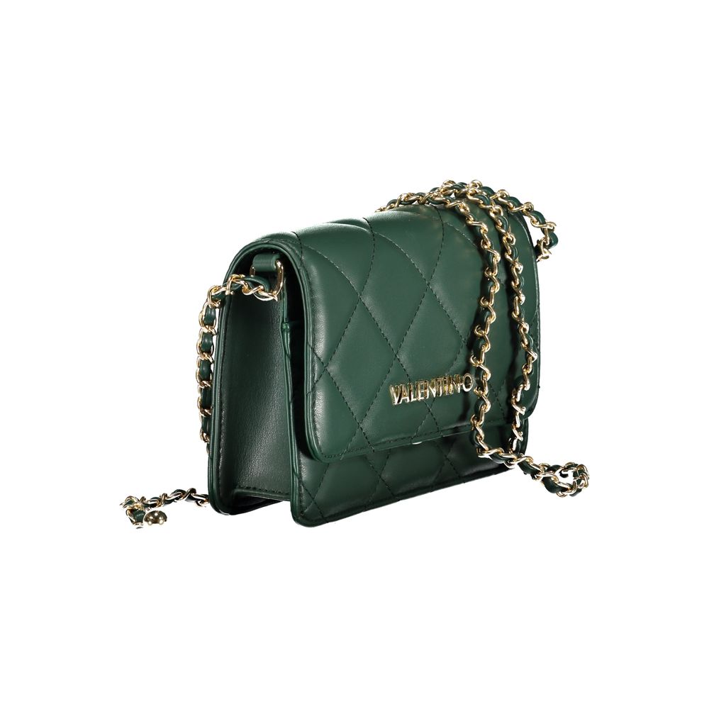 Mario Valentino Verde Polyurethane Woman Shoulder Bag