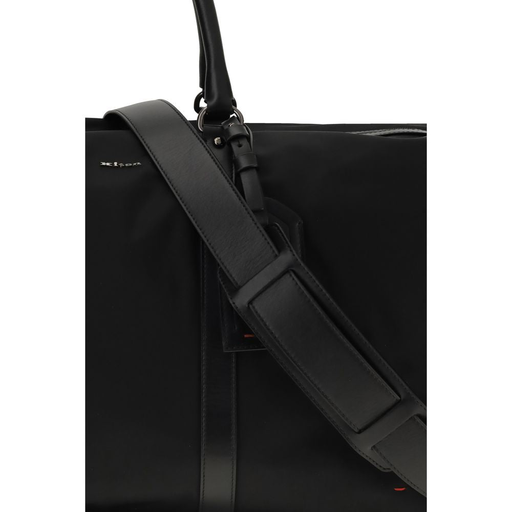 Kiton Black Nylon Luggage And Travel