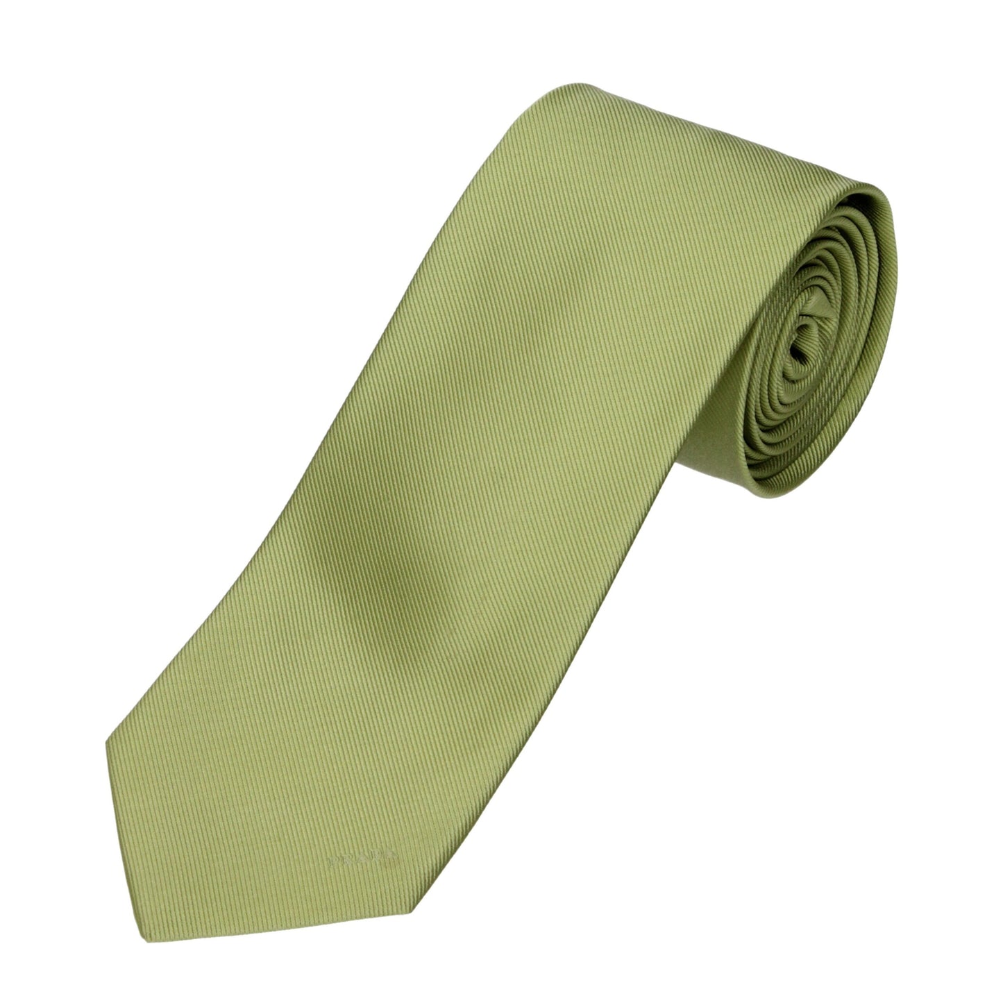 Prada Green Silk Cuffling