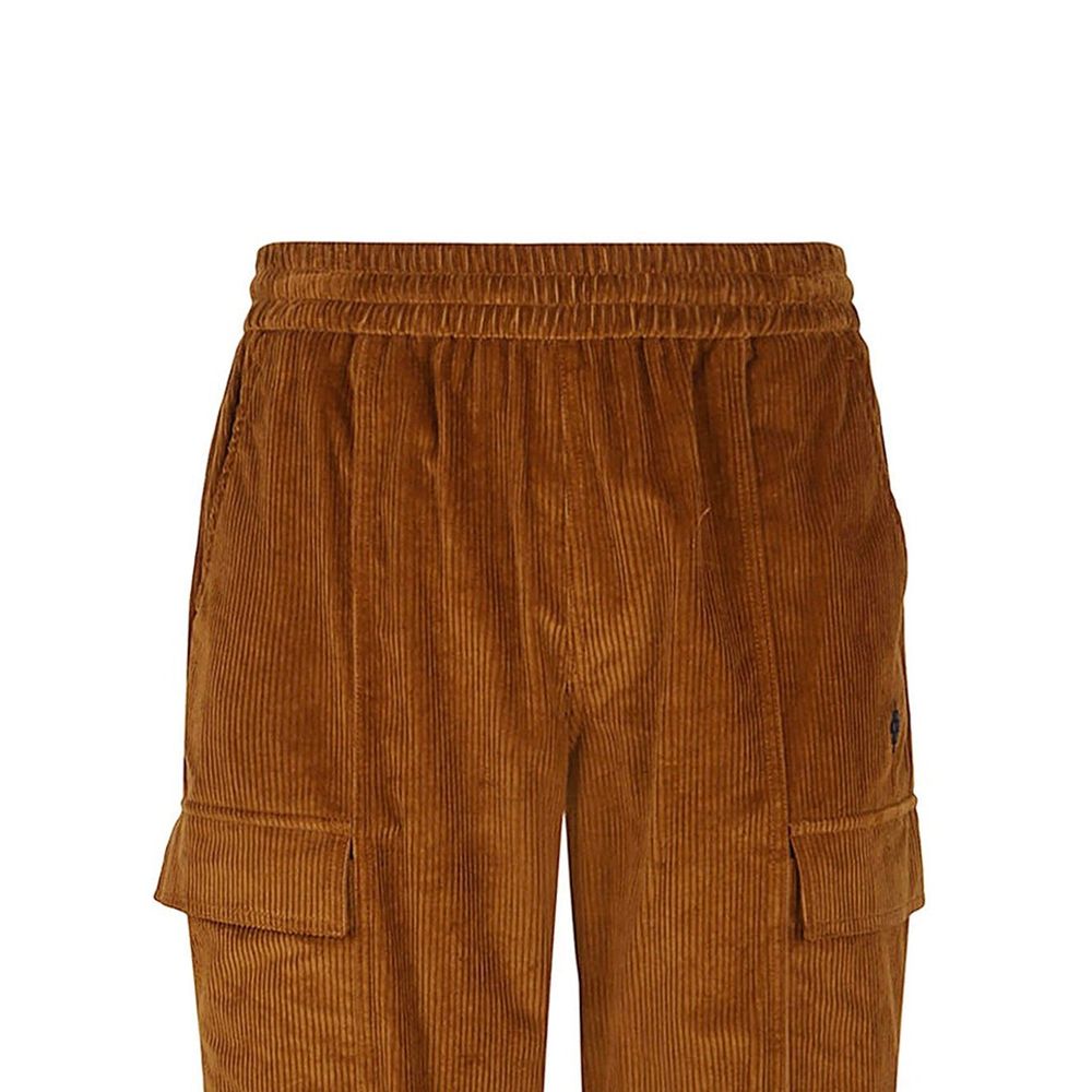 Marcelo Burlon Brown Cotton Cargo Pants