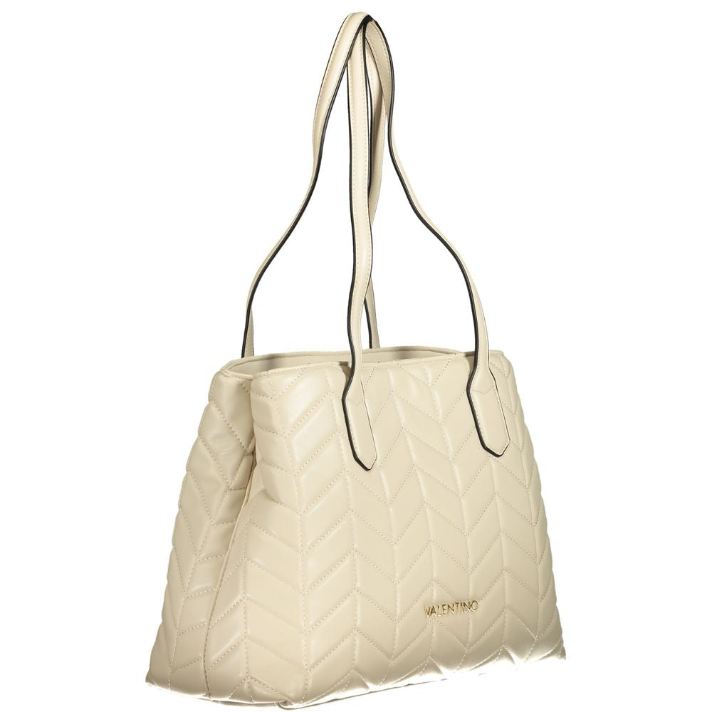 Mario Valentino Beige Polyethylene Women Handbag
