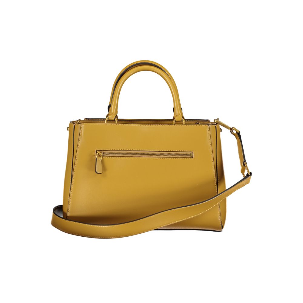 Guess Jeans Giallo Poliuretano Women Handbag