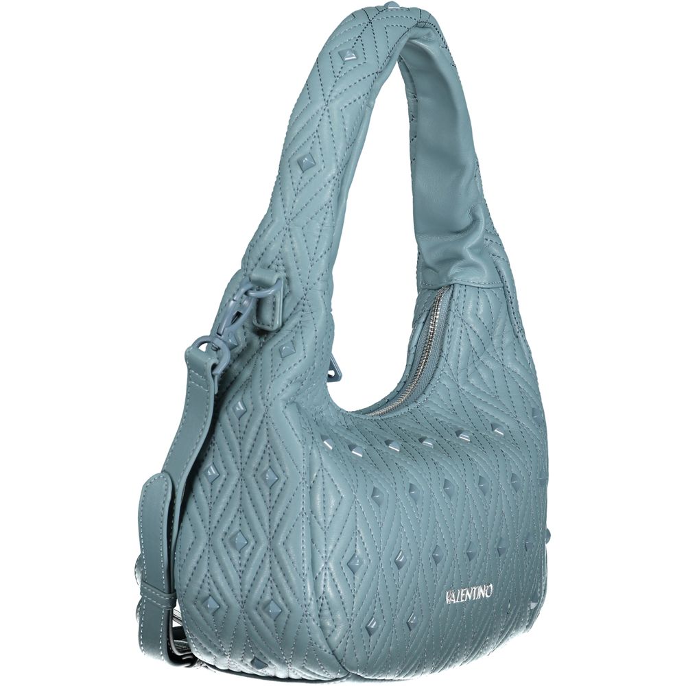 Mario Valentino Blue Polyurethane Women Shoulder Bag