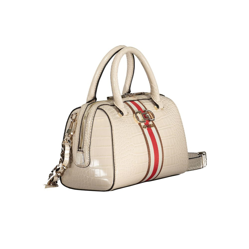 Guess Jeans Beige Polyurethane Women's Handbag