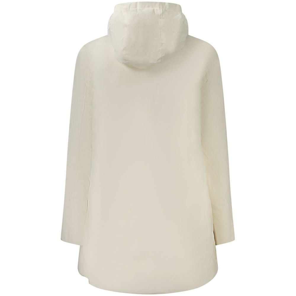 K-WAY White Nylon Jackets & Coat