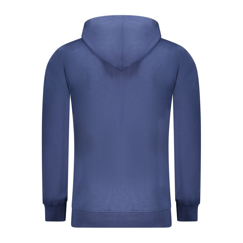 Rifle Blue Cotton Men's Hoodie