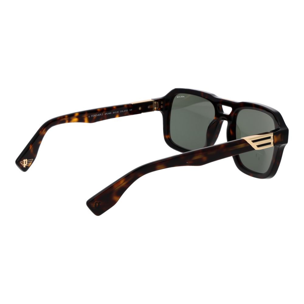 Police Brown Cellulose Acetate Sunglasses