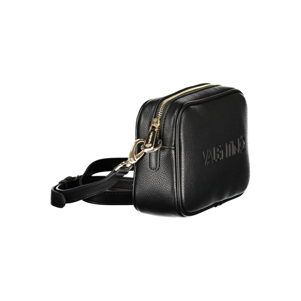 Mario Valentino Black Polyurethane Women Handbag