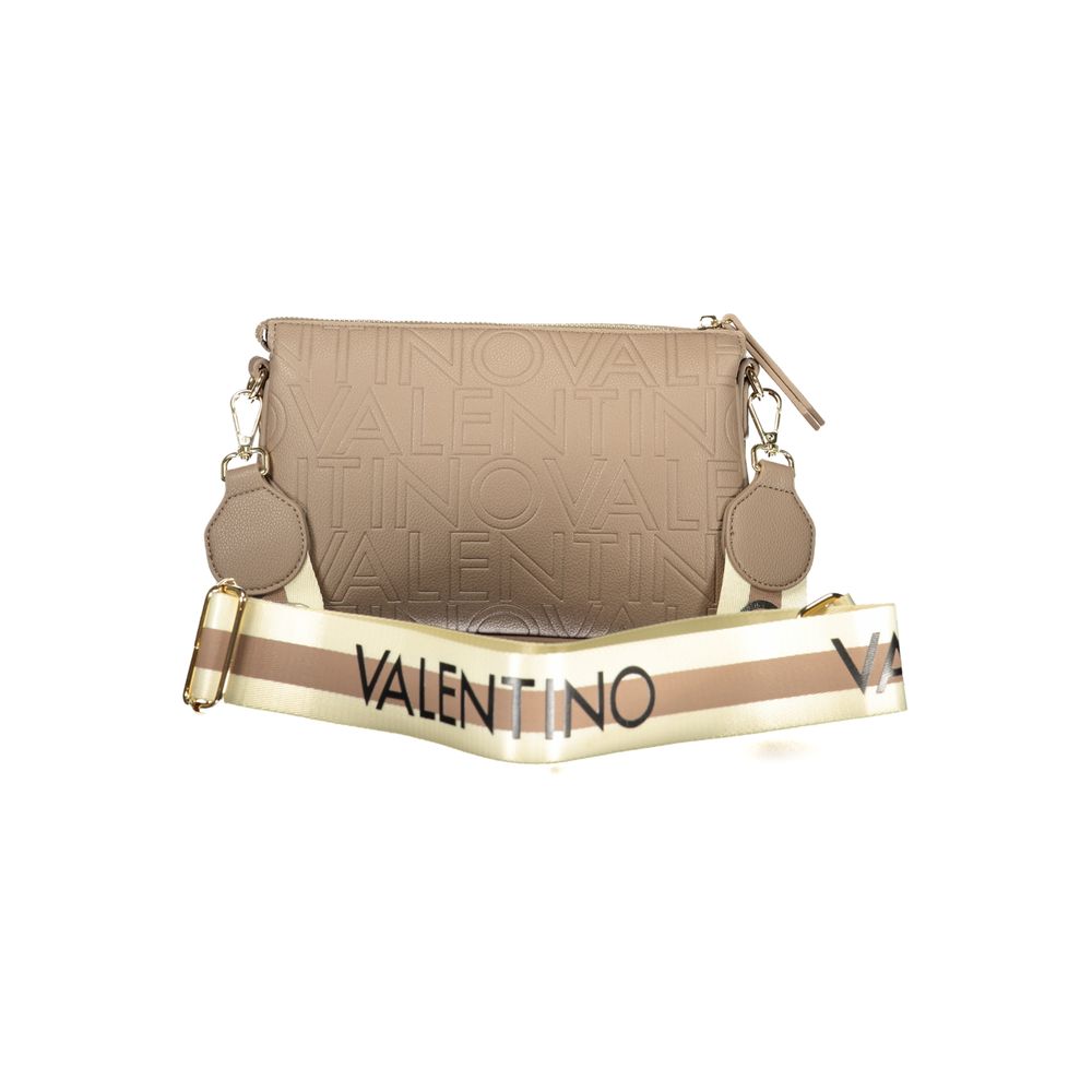 Mario Valentino Marrone Polyurethane Women's Shoulder Bag