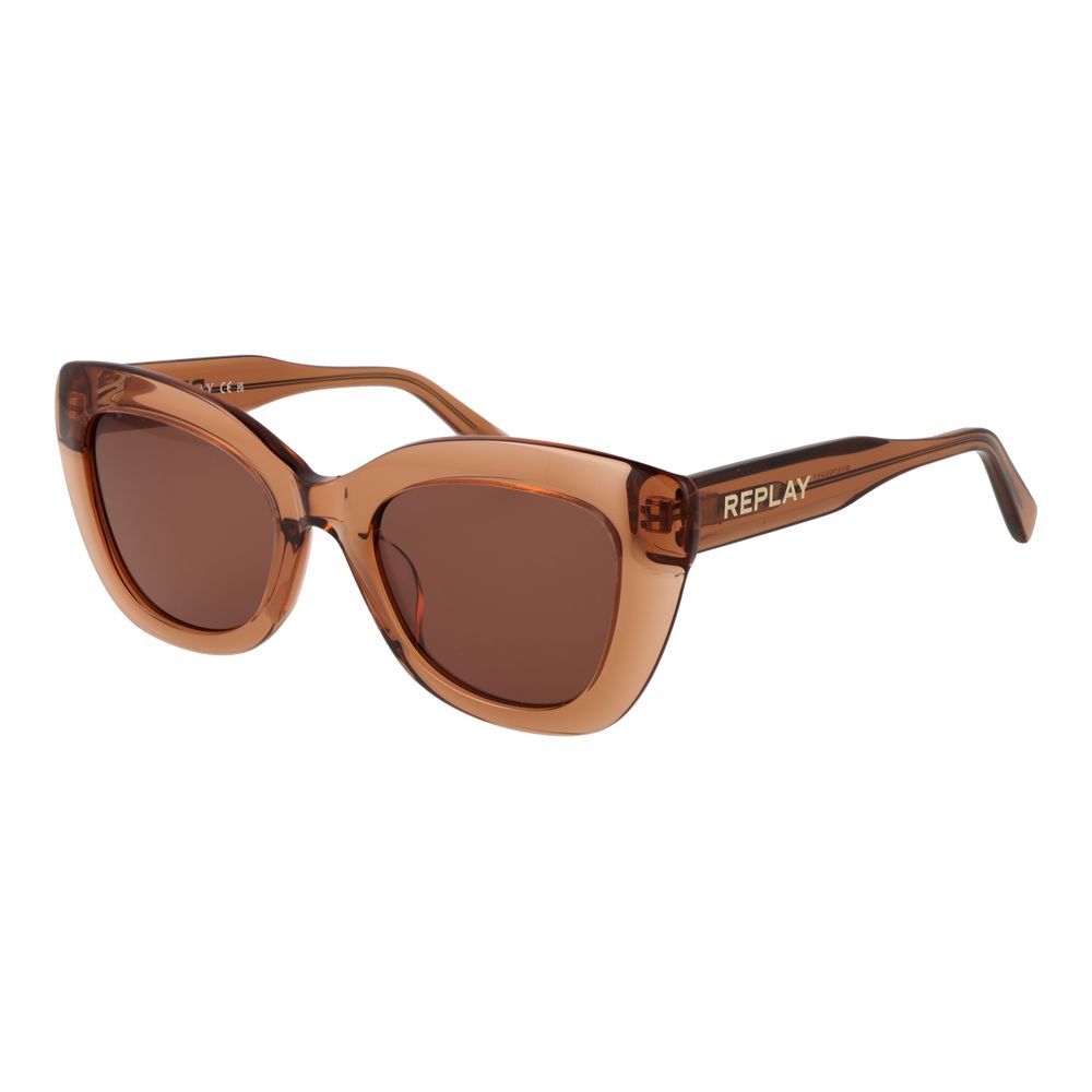 Replay Beige Plastic Sunglasses