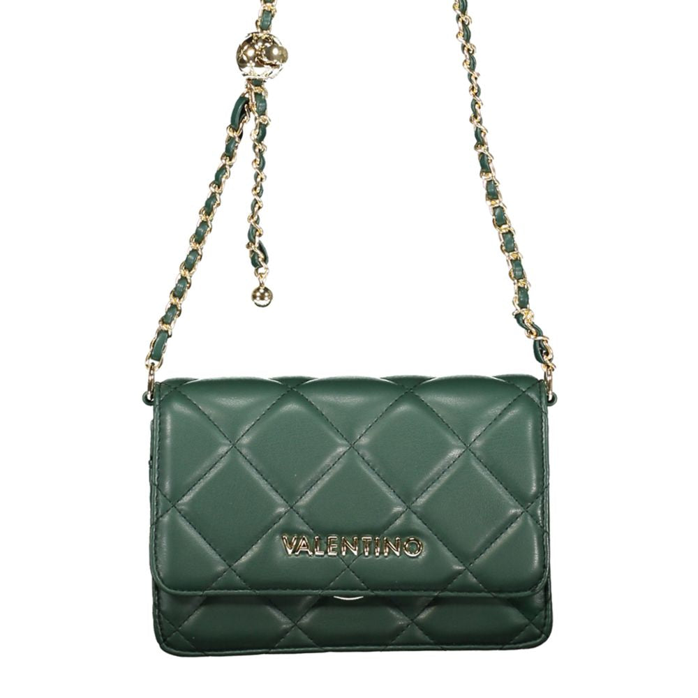 Mario Valentino Verde Polyurethane Woman Shoulder Bag