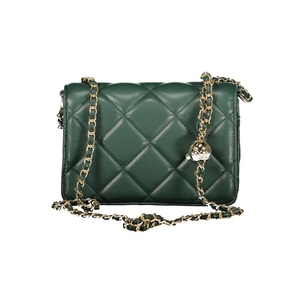 Mario Valentino Verde Polyurethane Woman Shoulder Bag