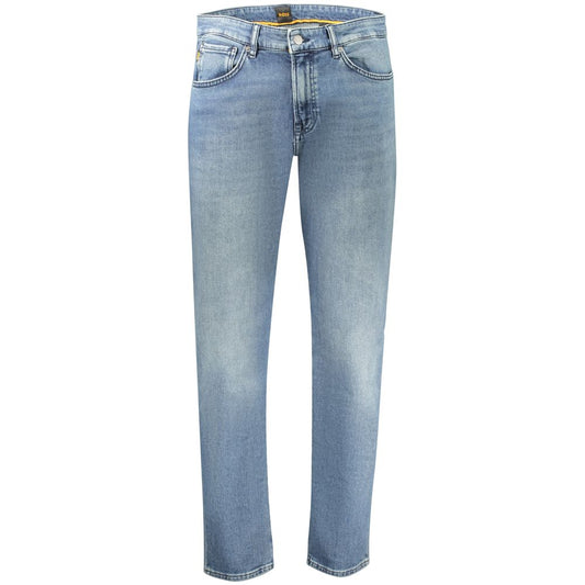 Hugo Boss Blue Cotton Men's Jean
