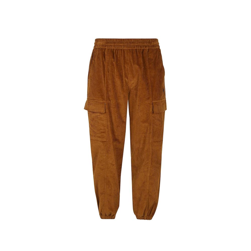 Marcelo Burlon Brown Cotton Cargo Pants
