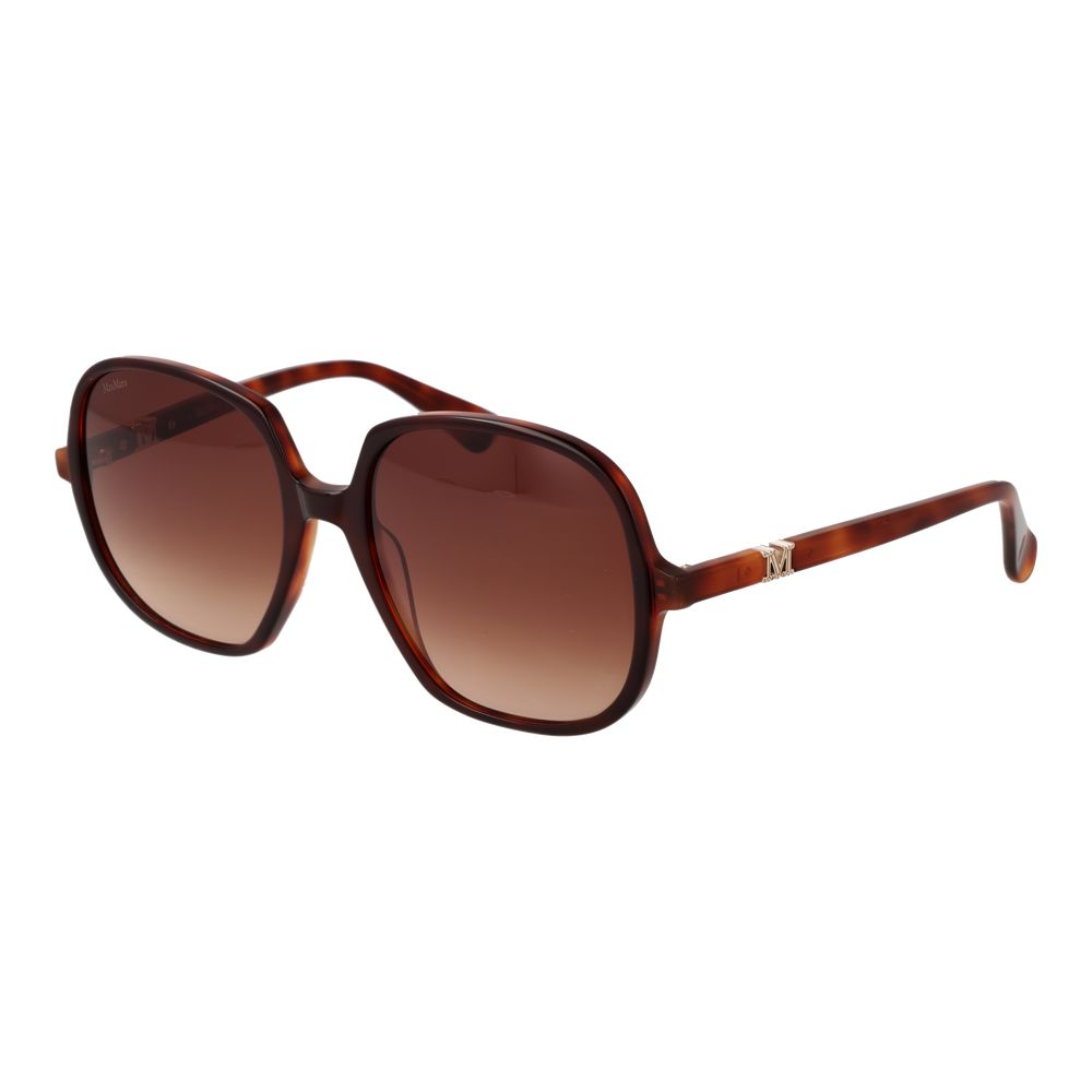 Max Mara Brown Plastic Sunglasses