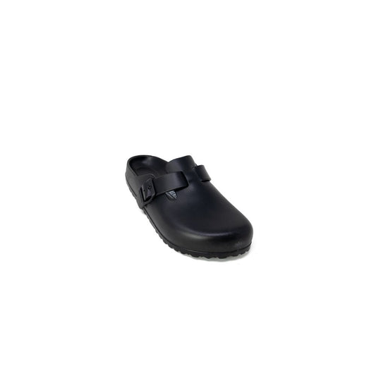 Birkenstock Black Artificial Leather Slippers