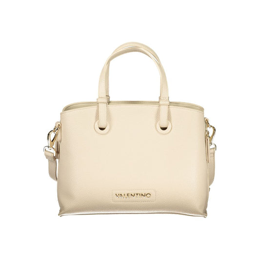 Mario Valentino Beige Polyurethane Women Handbag