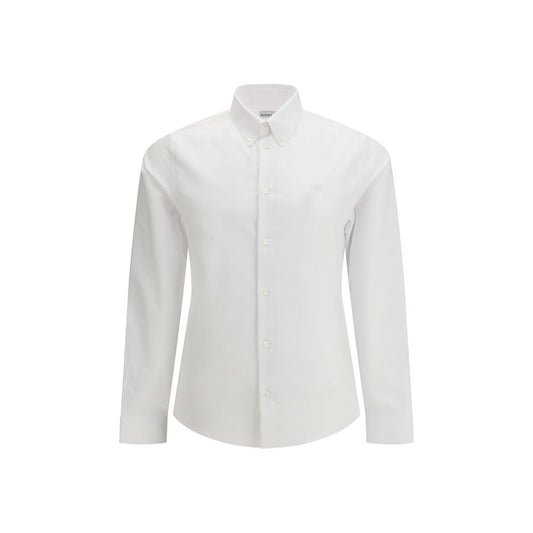 Burberry White Cotton Dress Shirt