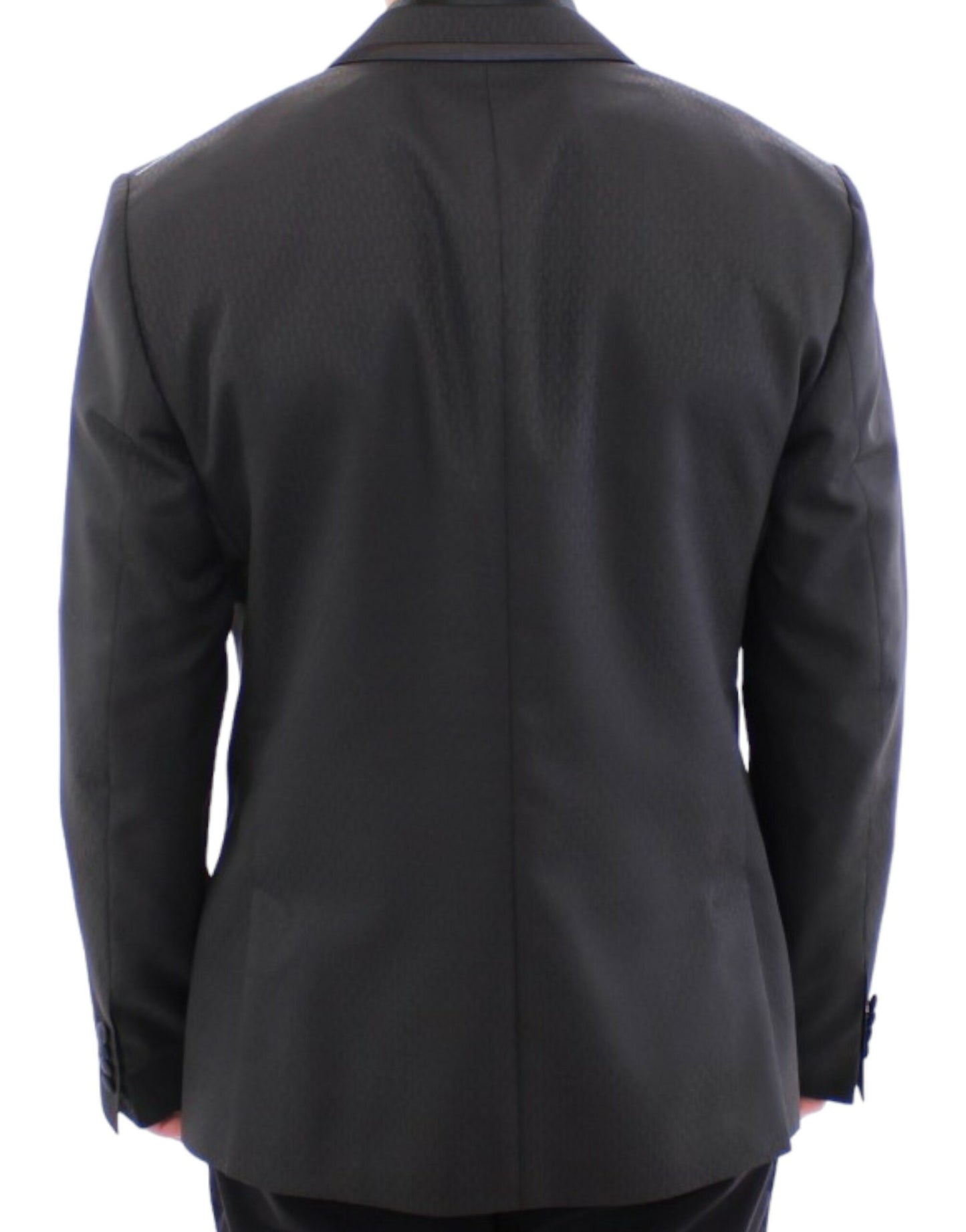 Dolce & Gabbana Elegant Black Martini Slim Blazer Jacket