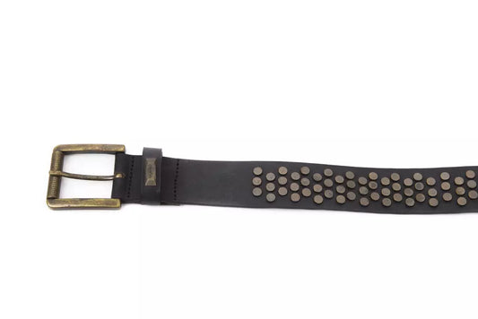 BYBLOS "Black Cowhide Women Belt"