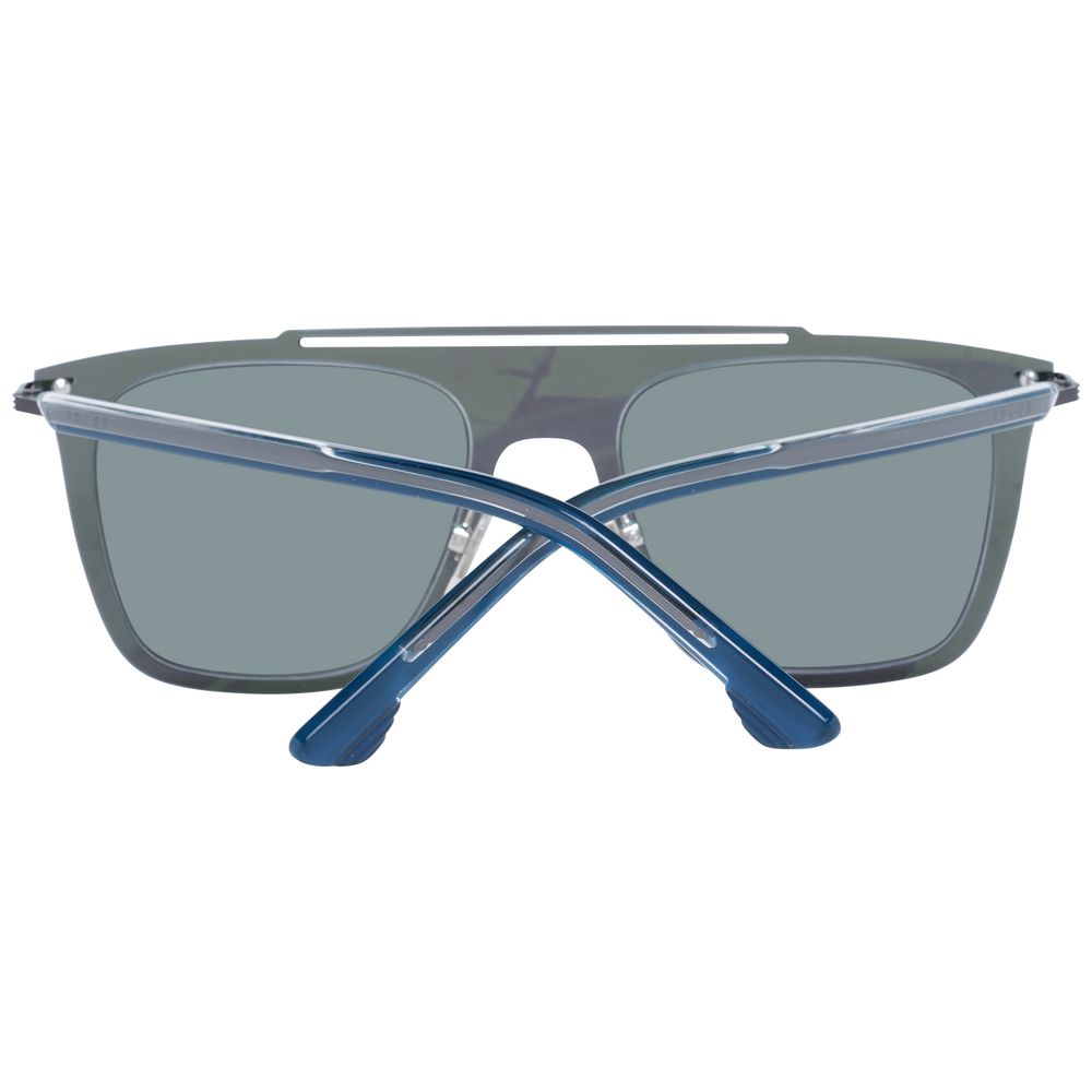 Police Blue Metal & Plastic Sunglasses