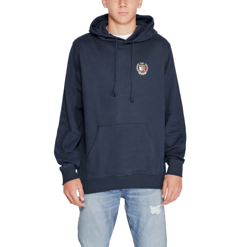 Tommy Hilfiger Jeans Blue Cotton Hoodie