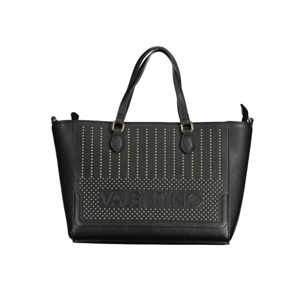 Mario Valentino Black Polyurethane Women Handbag