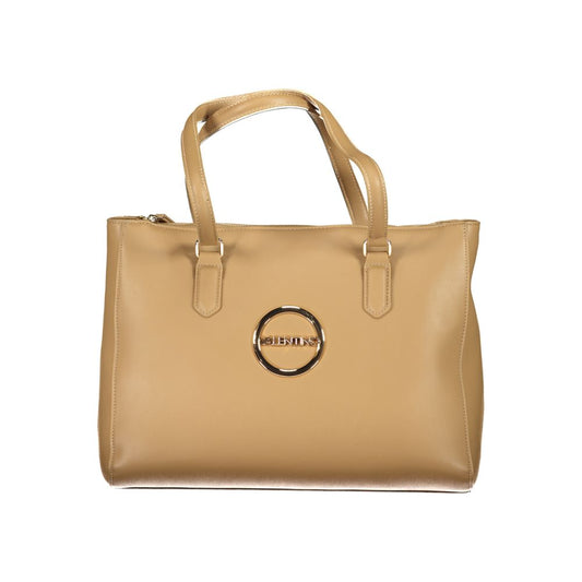 Mario Valentino Beige Polyurethane Women Handbag