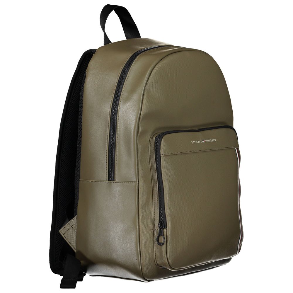 Tommy Hilfiger Green Polyethylene Backpack