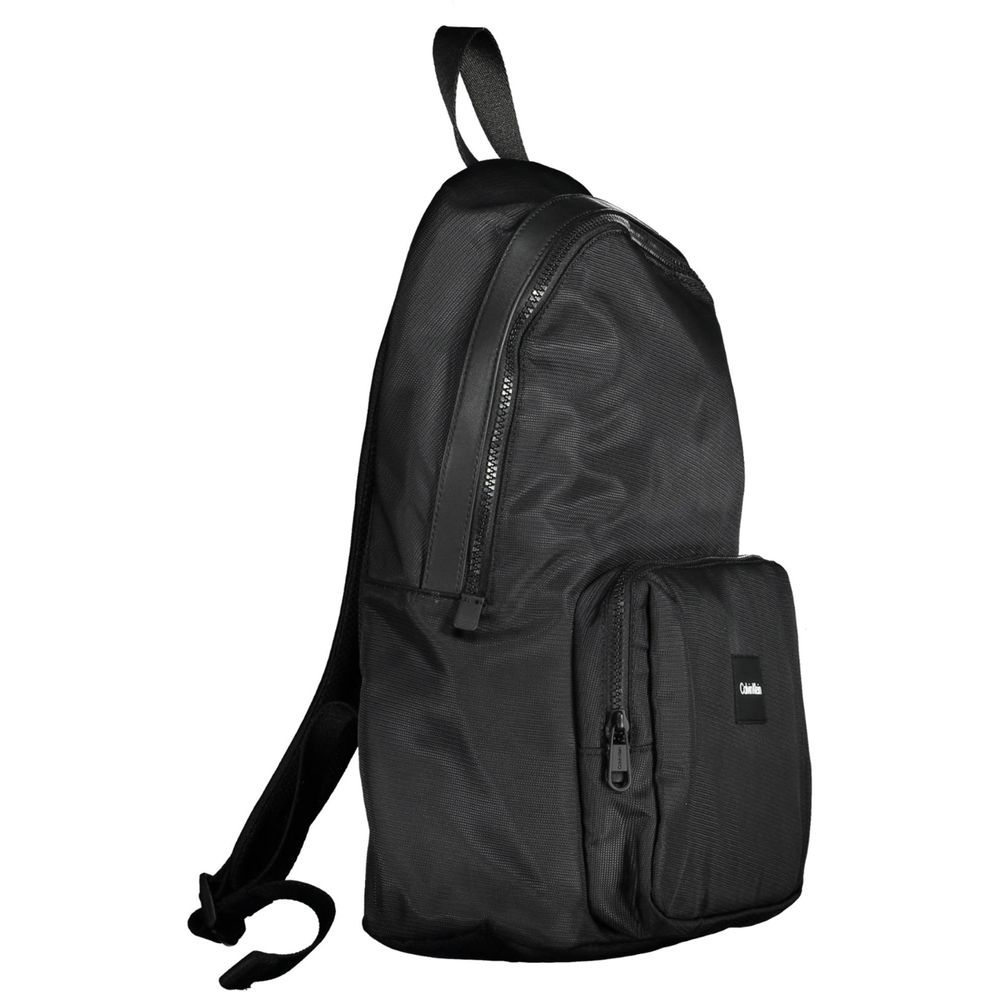 Durable polyethylene black backpack by Calvin Klein