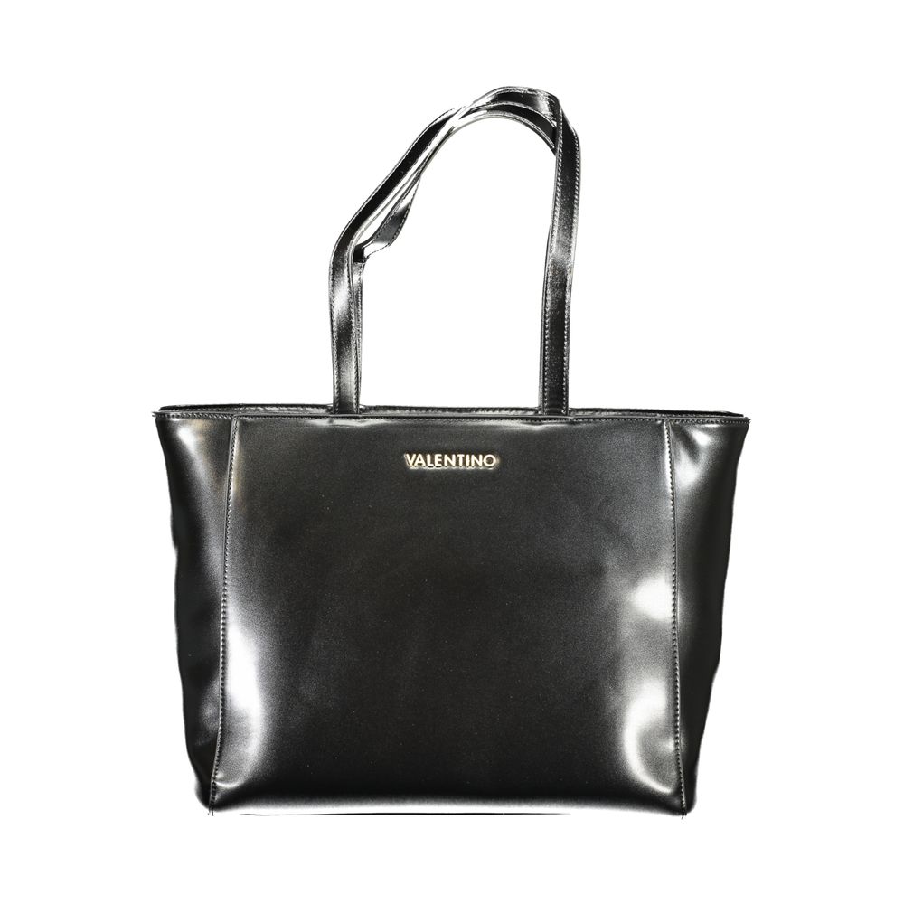 Mario Valentino Black Polyurethane Women Shoulder Bag