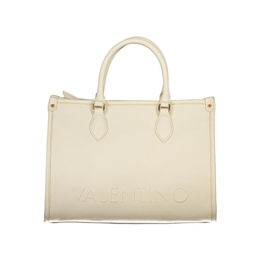 Mario Valentino Beige Polyurethane Women Handbag