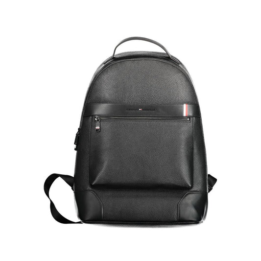 Tommy Hilfiger Black Polyethylene Backpack