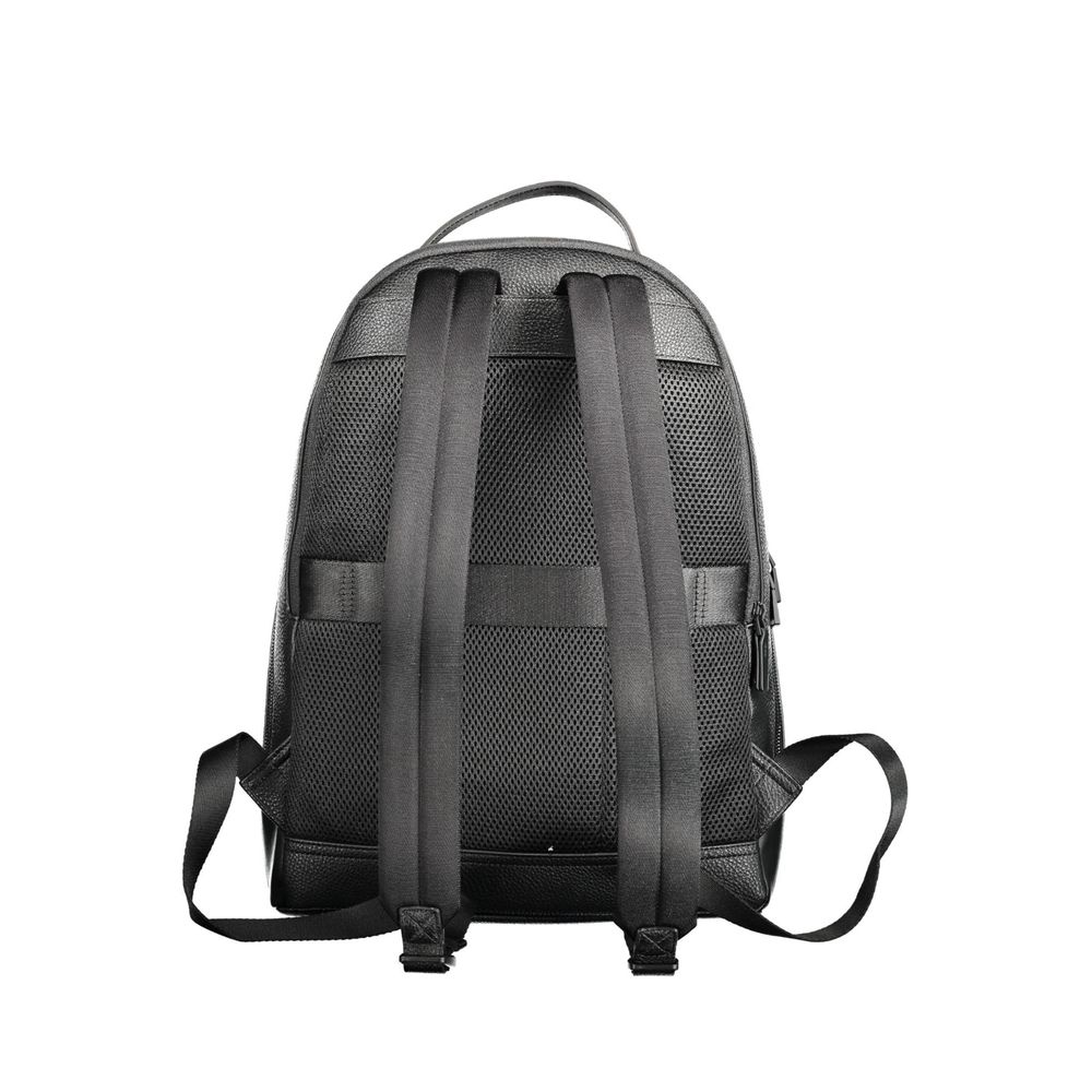 Tommy Hilfiger Black Polyethylene Backpack