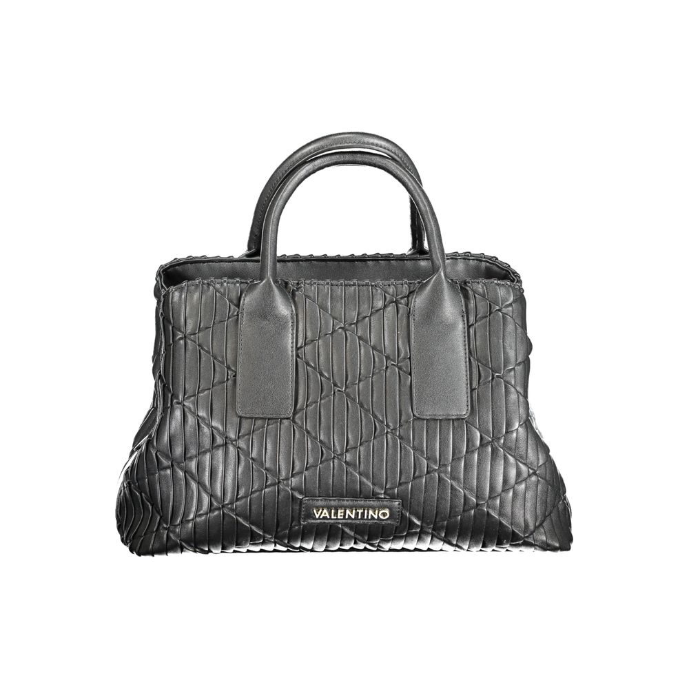 Mario Valentino Black Polyurethane Women Handbag