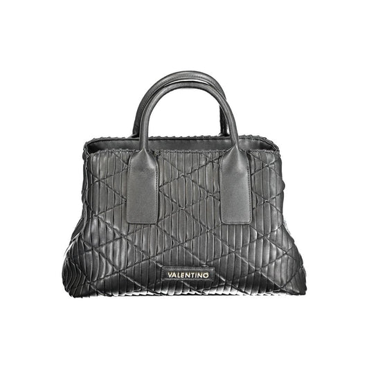 Mario Valentino Black Polyurethane Women Handbag