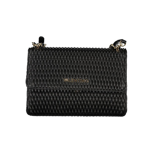 Mario Valentino Black Polyurethane Women Shoulder Bag