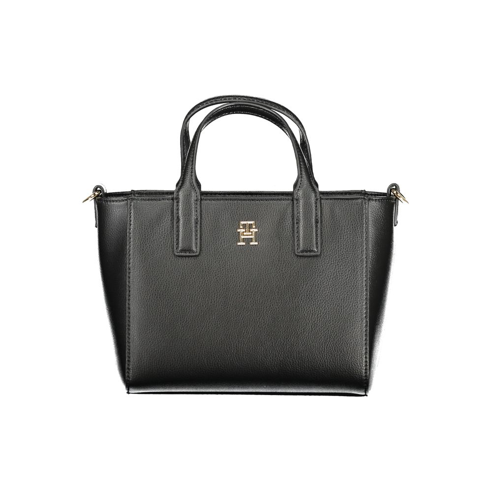 Tommy Hilfiger Black Polyester Handbag