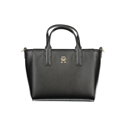 Tommy Hilfiger Black Polyester Handbag
