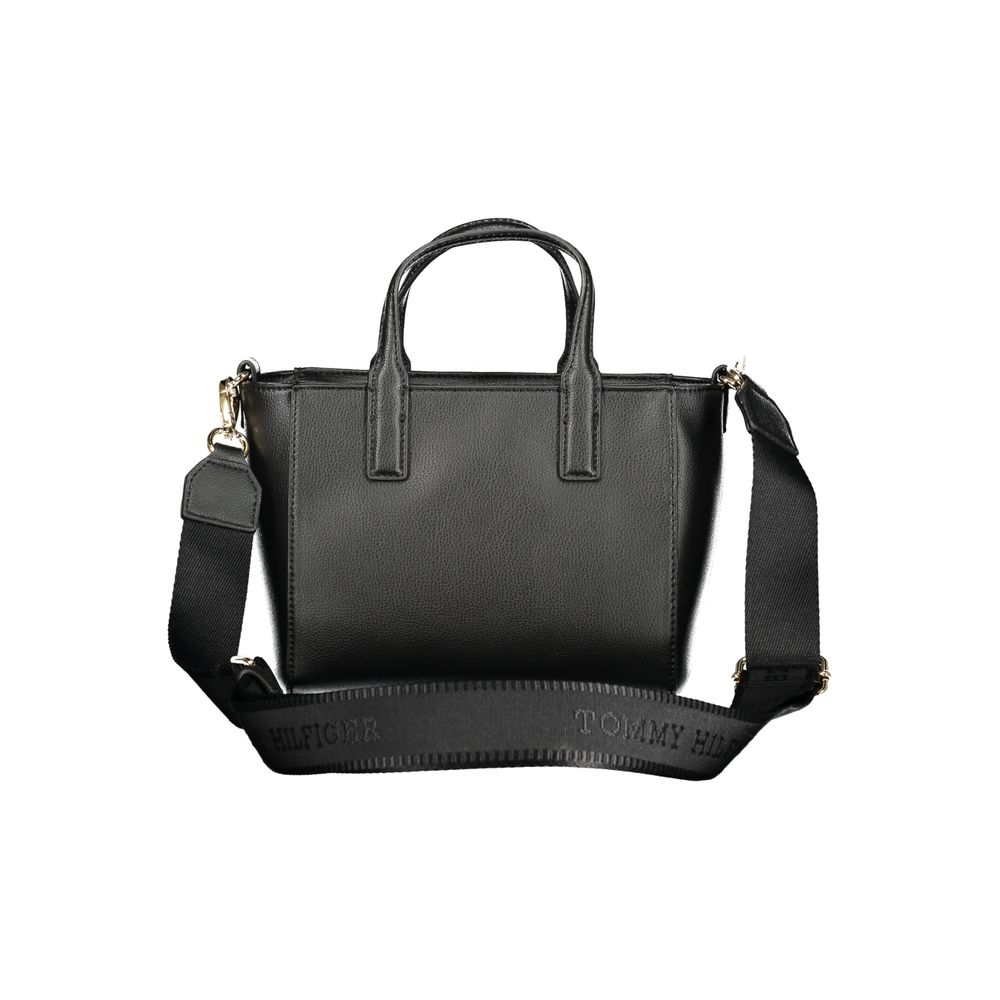 Tommy Hilfiger Black Polyester Handbag