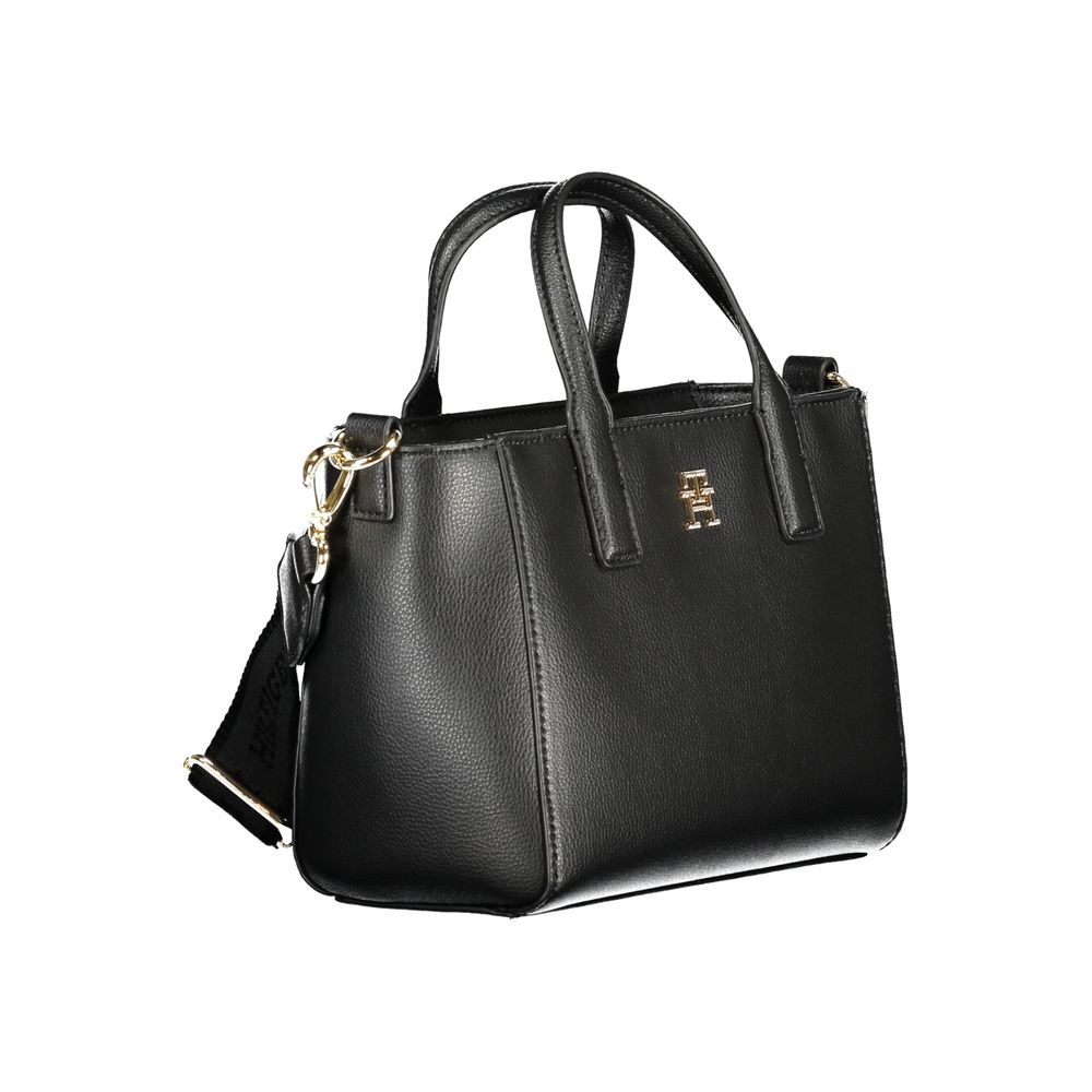 Tommy Hilfiger Black Polyester Handbag