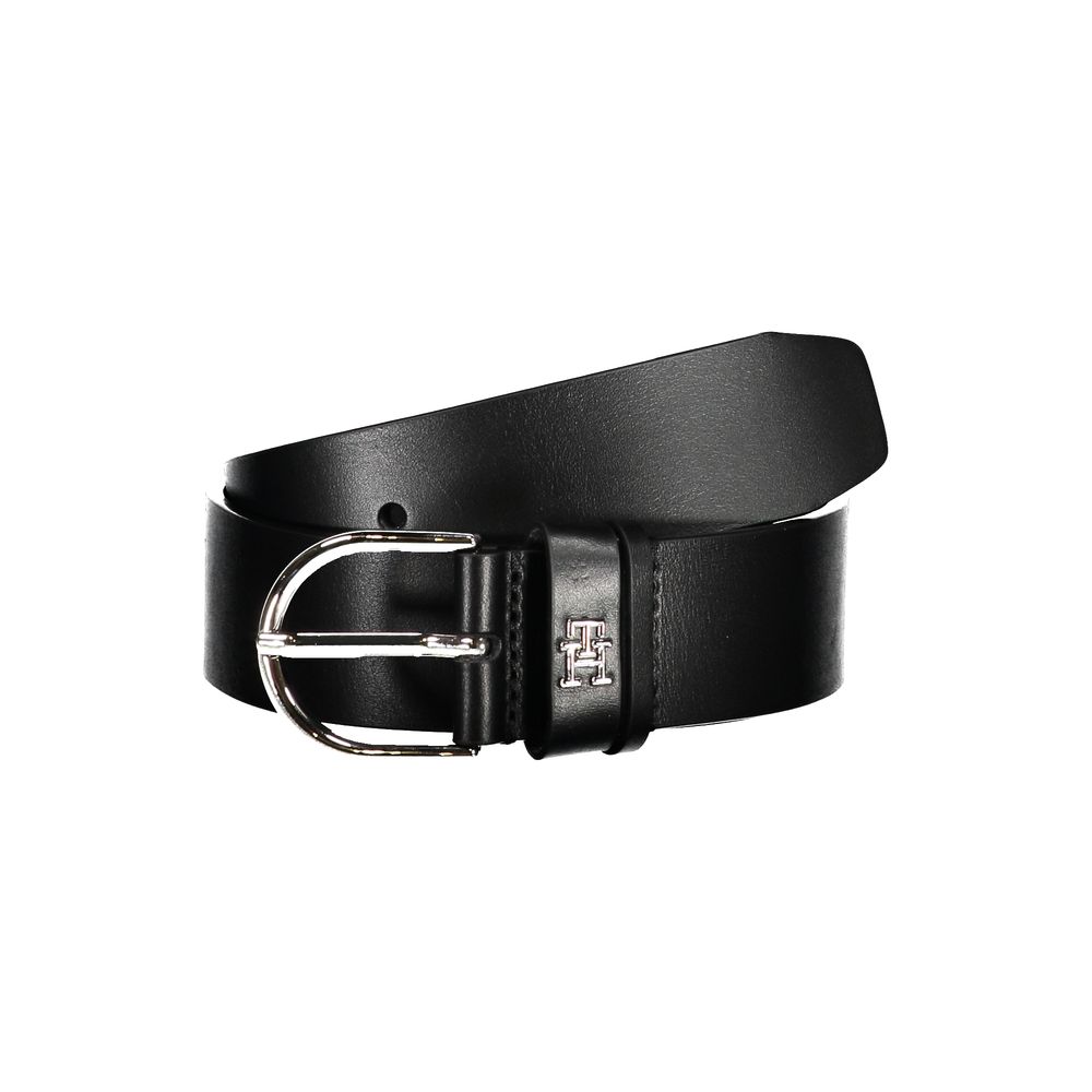 Tommy Hilfiger "Black Leather Women Belt"