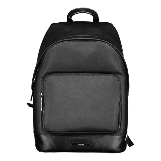 Calvin Klein Black Polyester Men Backpack