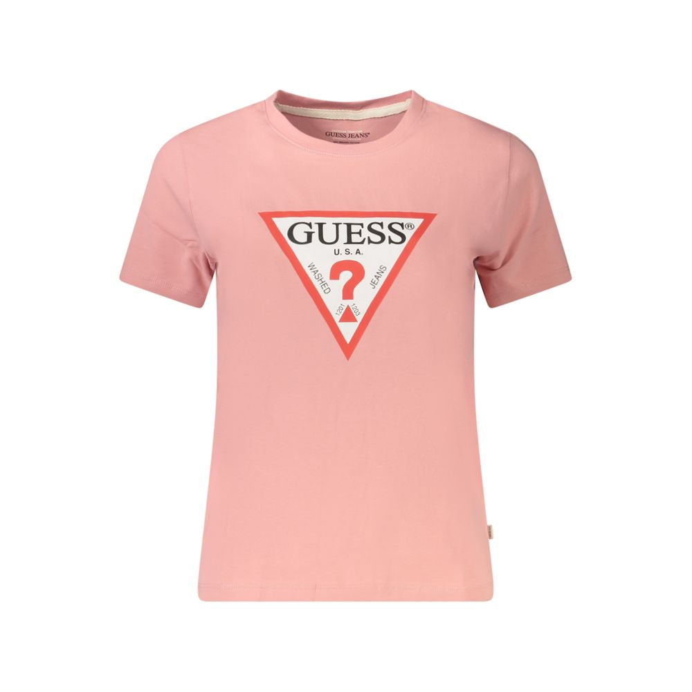 Guess Jeans Rosa Cotton Women T-Shirt