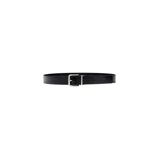 Calvin Klein Jeans Black Leather Belt