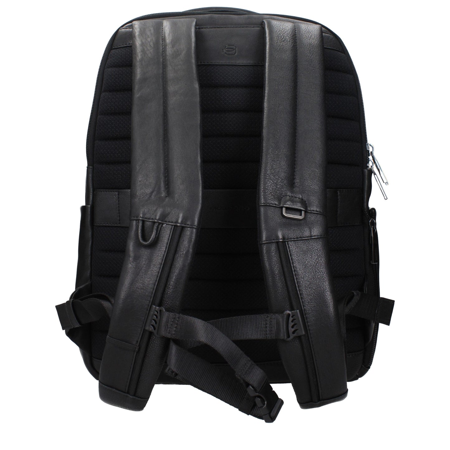 Piquadro Black Leather Backpack