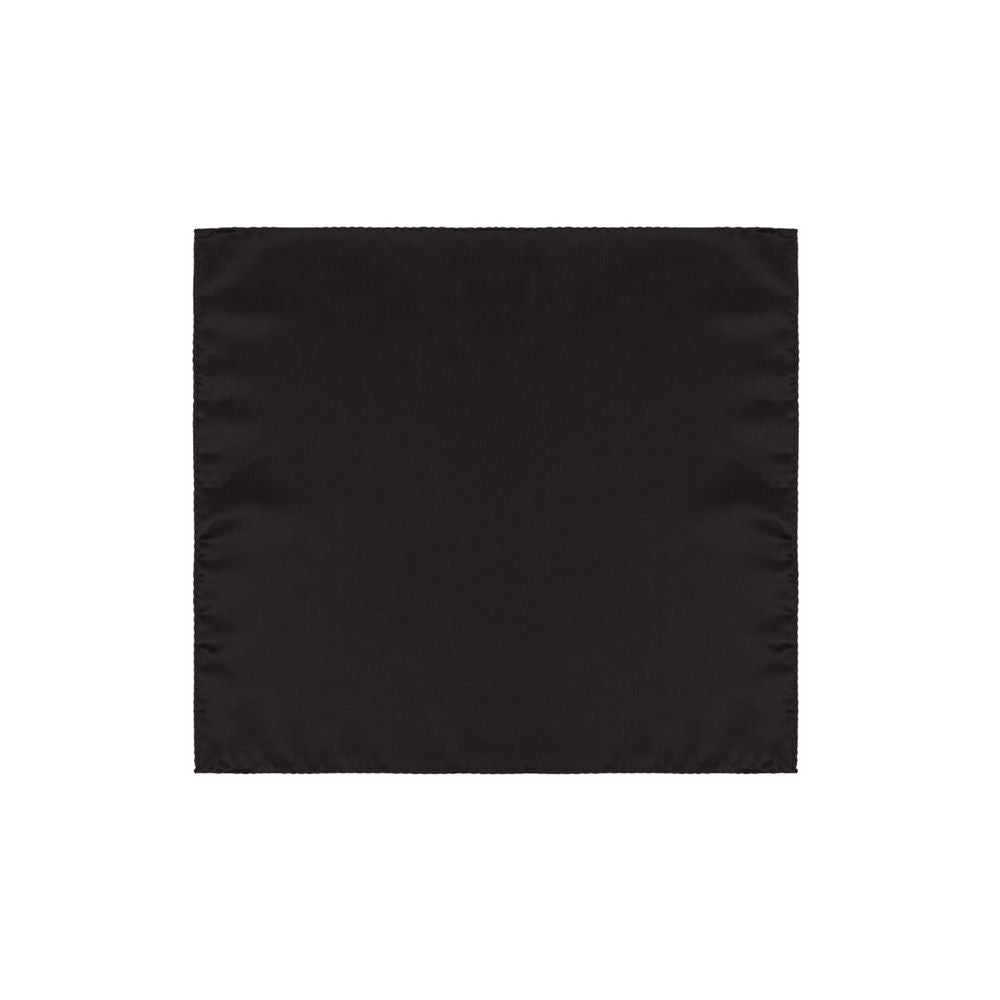 Dolce & Gabbana Black Silk Pocket Square