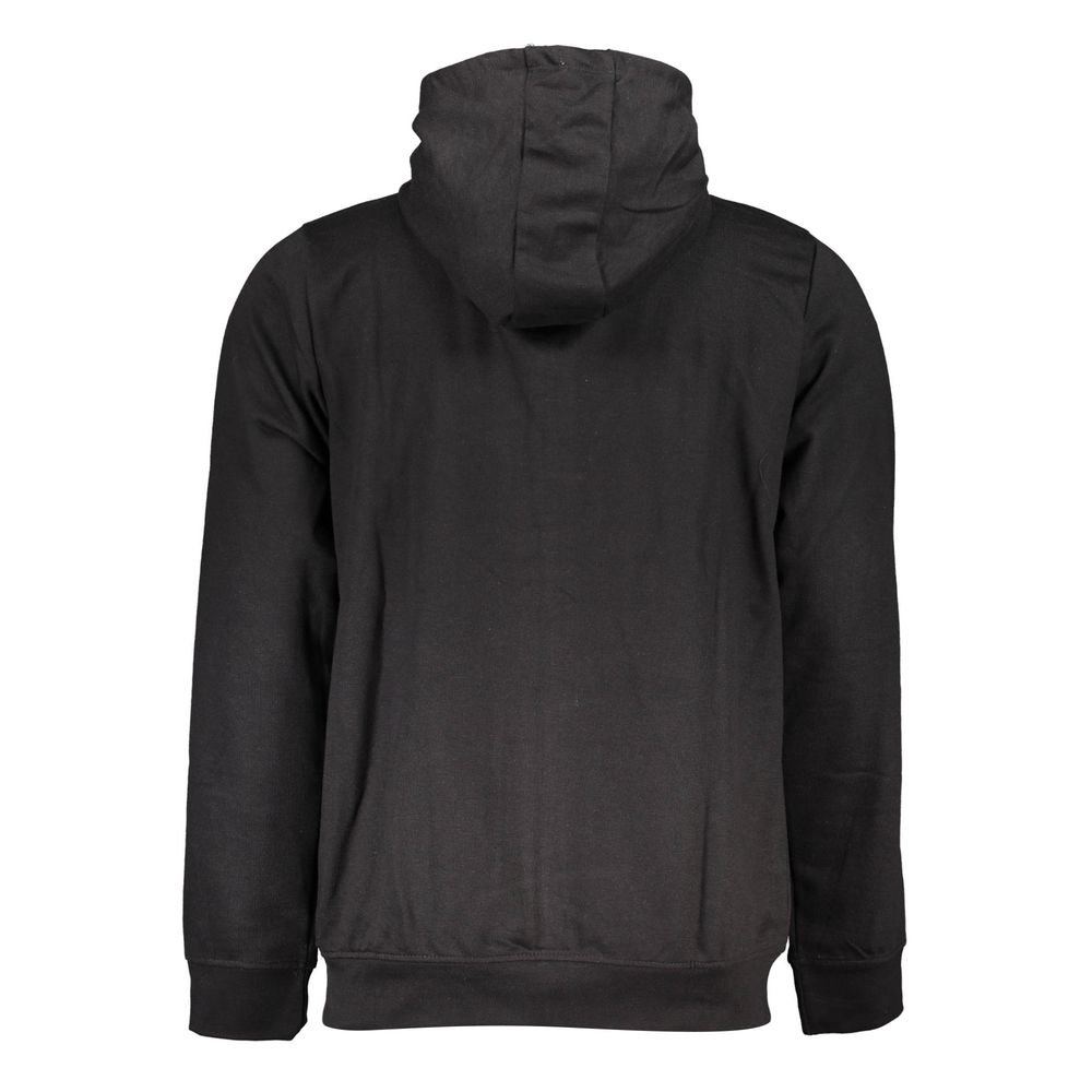 Gianmarco Venturi Nero Cotton Men Hoodie
