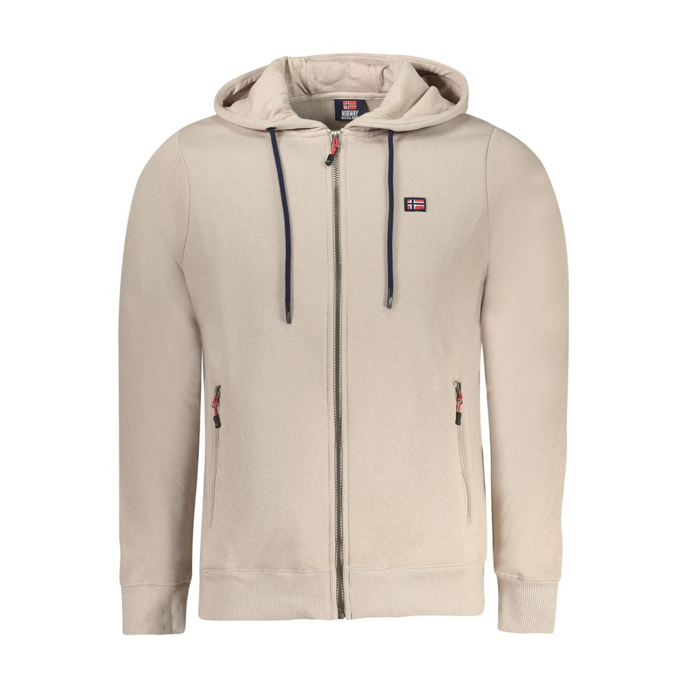 Norway 1963 Beige Cotton Men's Hoodie
