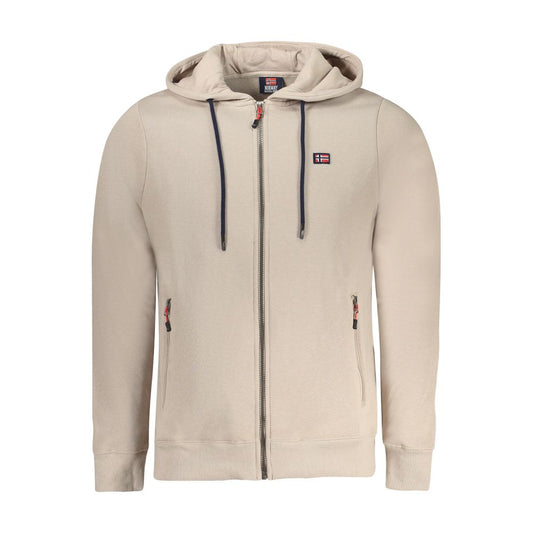 Norway 1963 Beige Cotton Men's Hoodie